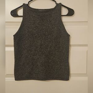 Harold's Grey Cashmere Sweater Shirt Or Vest. Size Medium.100% cashmere